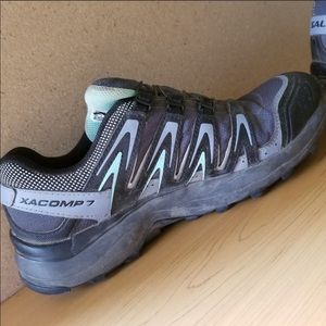 Teal & Gray Salomon XA Comp 7 Trail Running Shoes